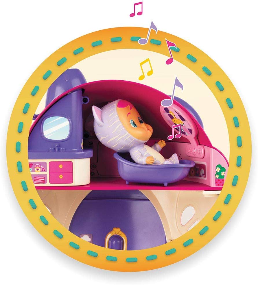 Игровой набор Crybabies Magic Tears: Плачущий младенец Кэти в комплекте с домиком и аксессуарами  